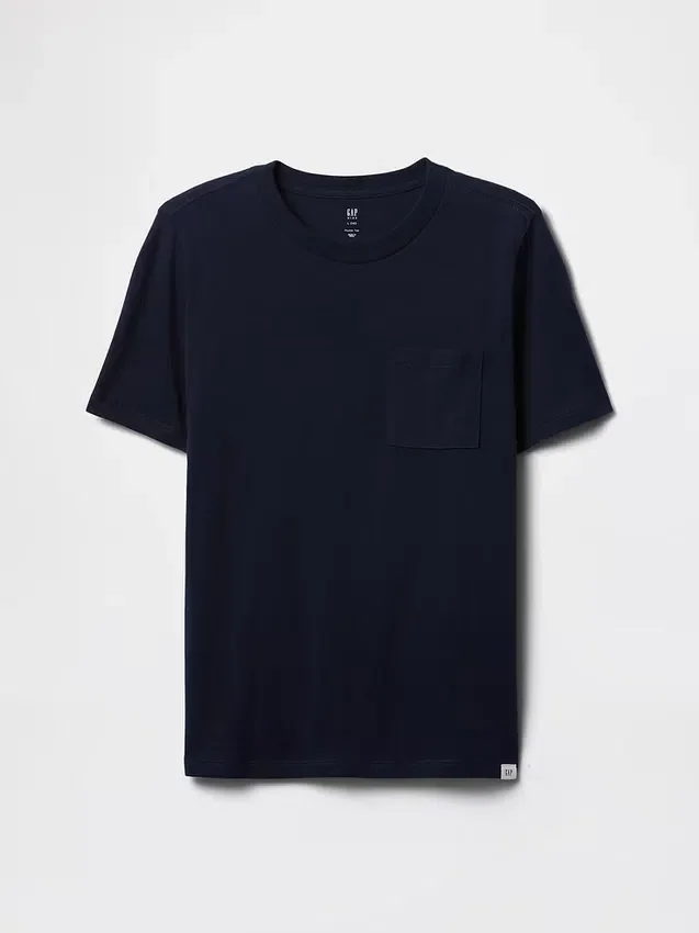 Camiseta infantil con bolsillo