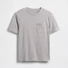 Camiseta infantil con bolsillo