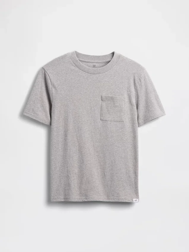 Camiseta infantil con bolsillo