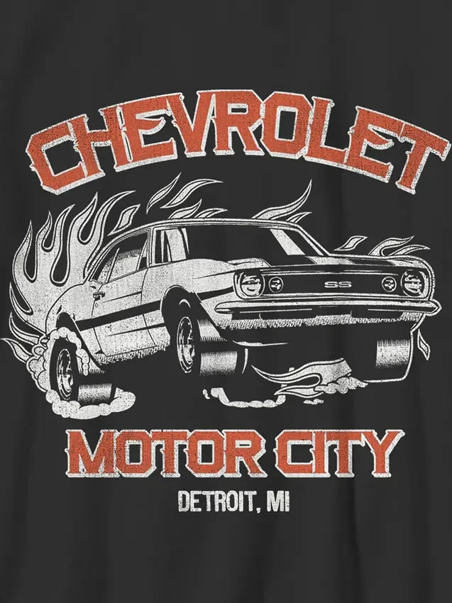 Camiseta infantil con diseño de Chevrolet