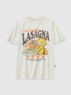Camiseta infantil con diseño de Garfield «Lasagna»