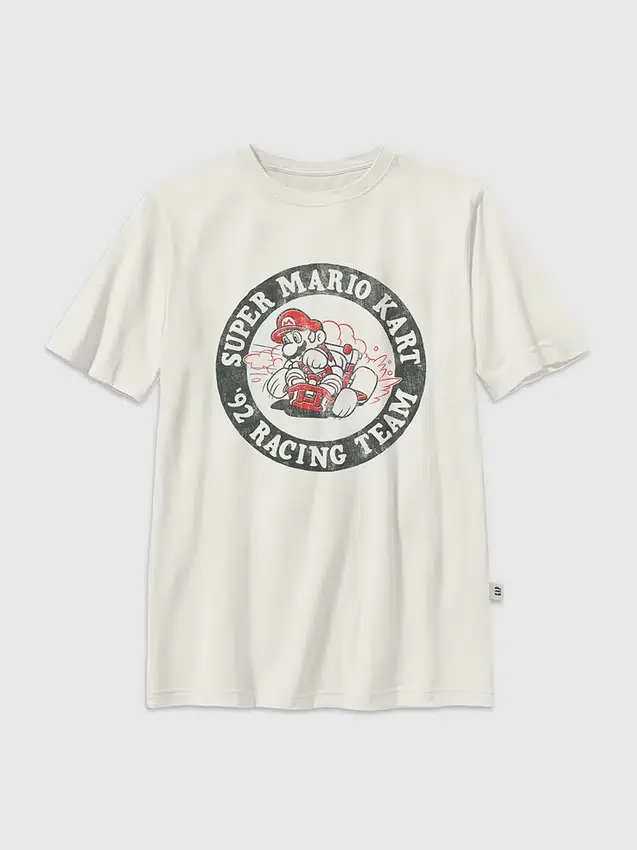 Camiseta infantil con diseño de «Mario Racing Team» de Nintendo