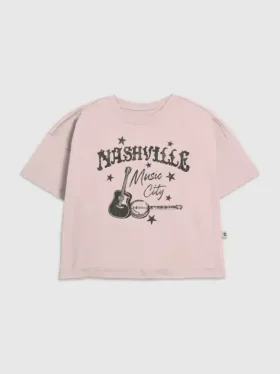 Camiseta infantil con diseño de «Nashville Music City»