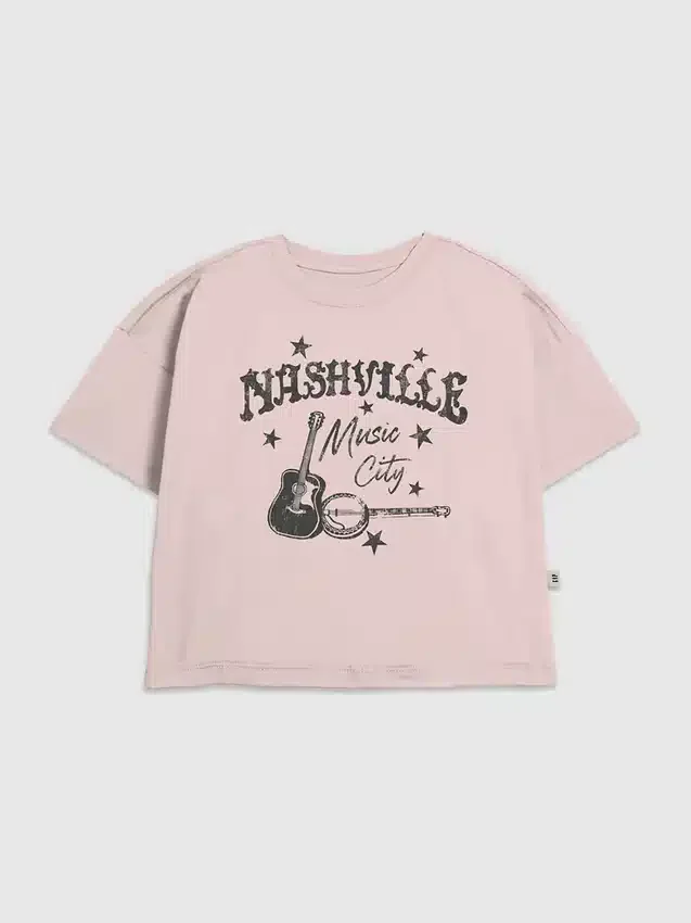 Camiseta infantil con diseño de «Nashville Music City»