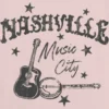 Camiseta infantil con diseño de «Nashville Music City»