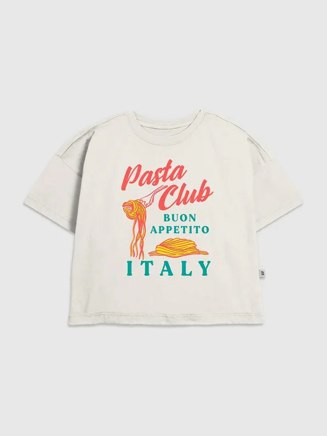 Camiseta infantil con diseño de Pasta Club