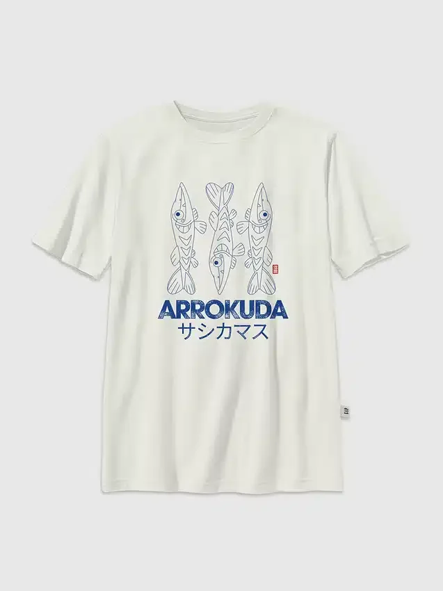 Camiseta infantil con diseño de Pokémon «Arrokuda»