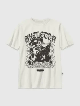 Camiseta infantil con diseño de Skeletor de «Masters of the Universe»