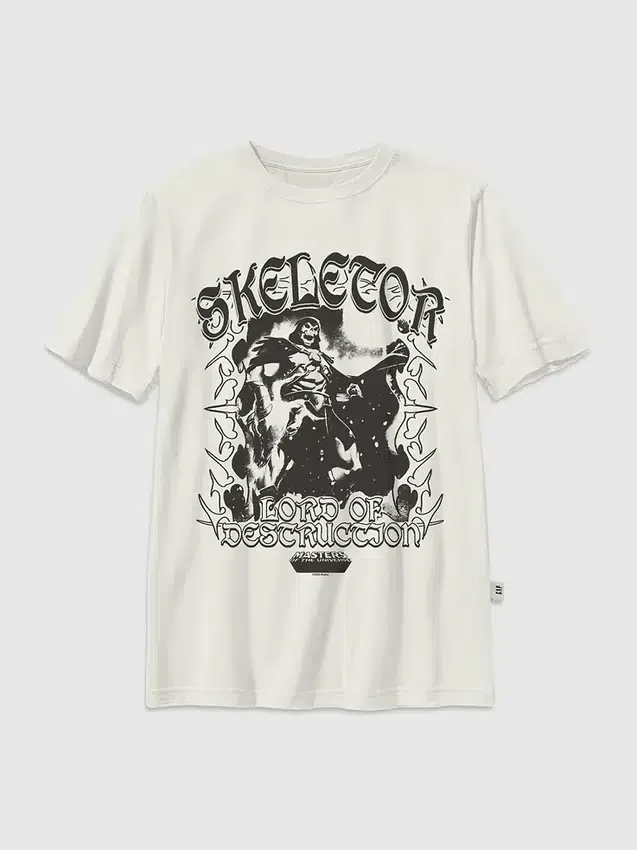 Camiseta infantil con diseño de Skeletor de «Masters of the Universe»