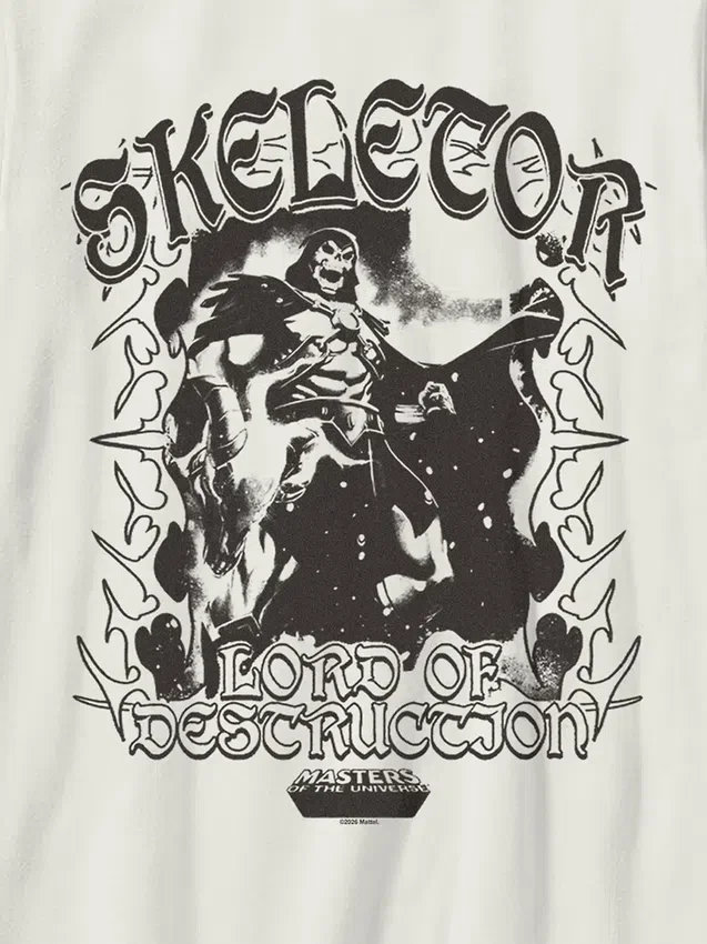 Camiseta infantil con diseño de Skeletor de «Masters of the Universe»