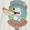 Camiseta infantil con diseño de «Sonic the Hedgehog» y «Chilidogs»