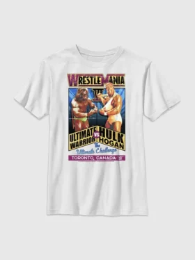 Camiseta infantil con diseño de Ultimate Warrior de la WWE