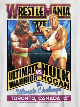 Camiseta infantil con diseño de Ultimate Warrior de la WWE