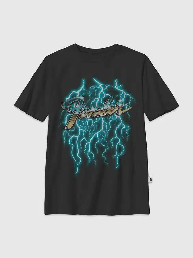 Camiseta infantil con diseño «Fender Lightning»
