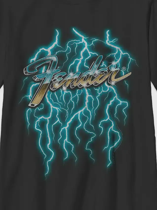 Camiseta infantil con diseño «Fender Lightning»