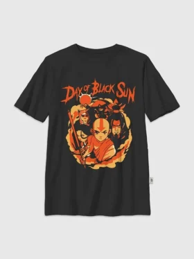 Camiseta infantil con diseño gráfico de «Avatar: La leyenda de Aang» — «Black Sun»