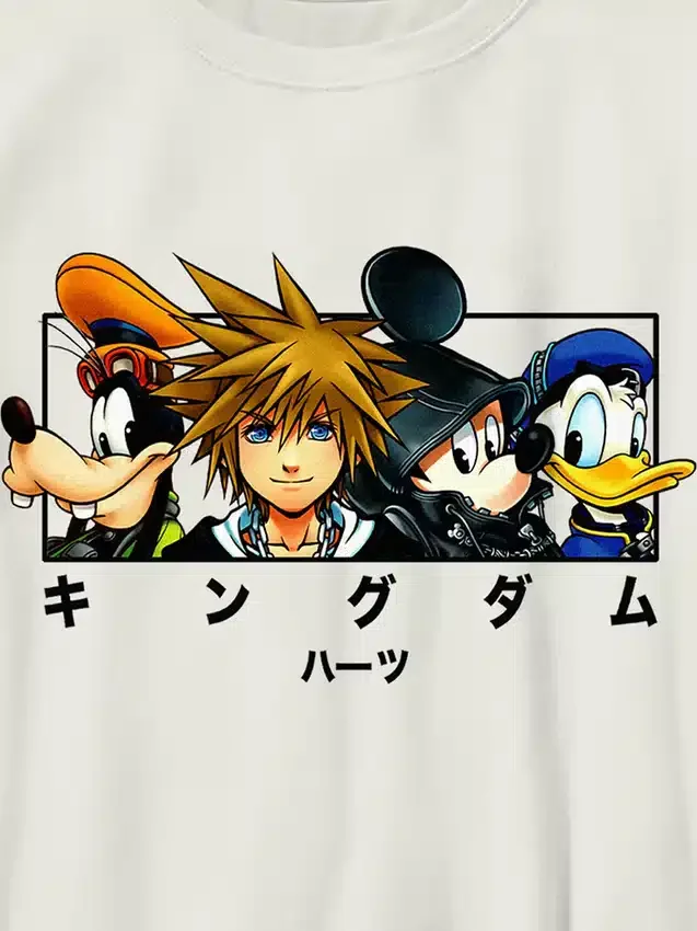 Camiseta infantil con diseño gráfico de Kingdom Hearts «Box up»