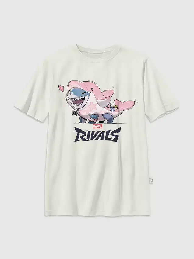 Camiseta infantil con diseño gráfico de «Marvel Rivals Lovey Jeff»