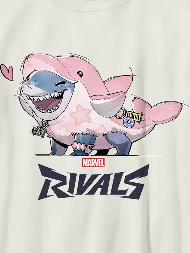 Camiseta infantil con diseño gráfico de «Marvel Rivals Lovey Jeff»