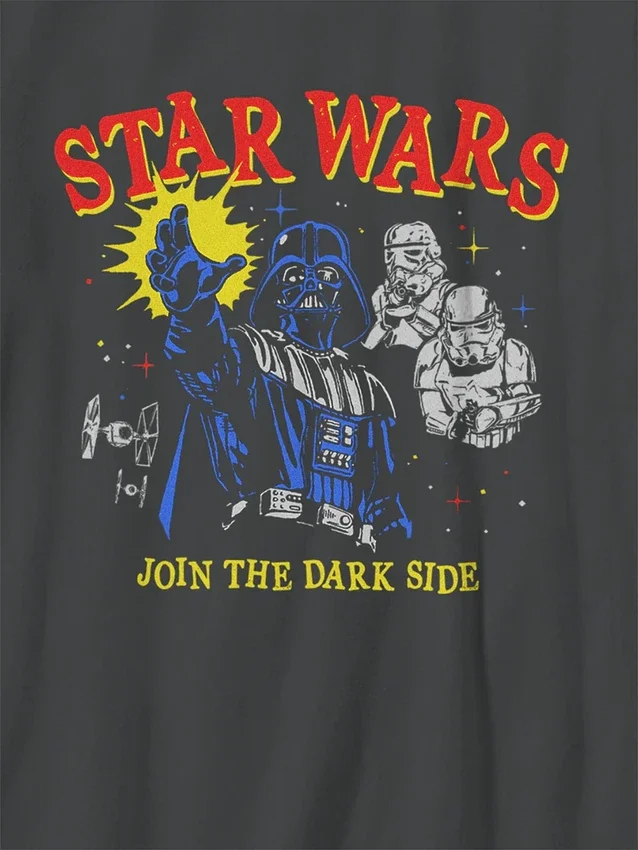 Camiseta infantil con diseño gráfico de «Star Wars: El lado oscuro»