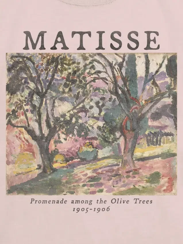 Camiseta infantil con diseño «Olivos de Matisse»