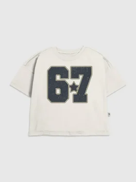 Camiseta infantil con diseño «Six Seven»