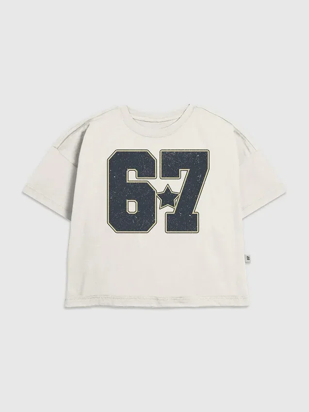Camiseta infantil con diseño «Six Seven»