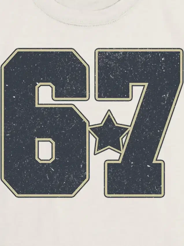 Camiseta infantil con diseño «Six Seven»