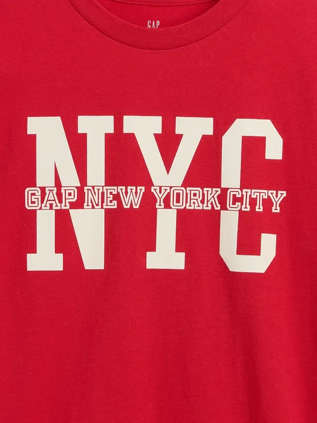 Camiseta infantil con el logotipo de Gap NYC
