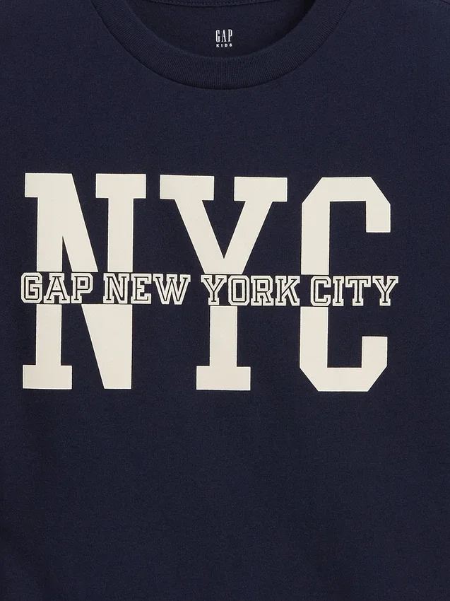 Camiseta infantil con el logotipo de Gap NYC