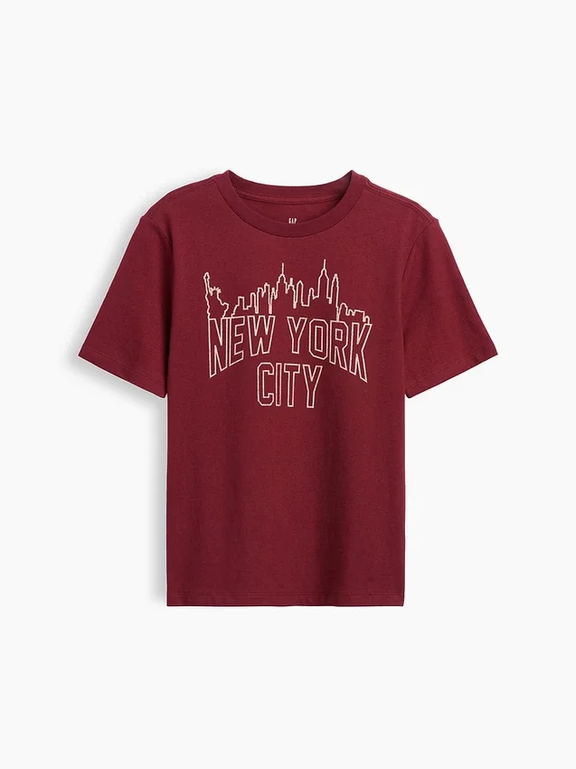 Camiseta infantil con estampado