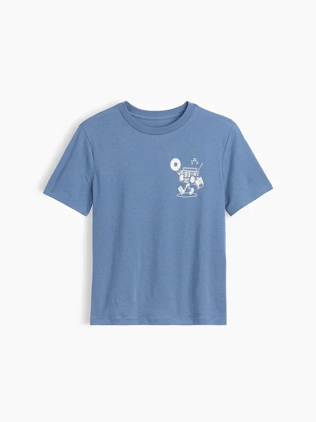 Camiseta infantil con estampado