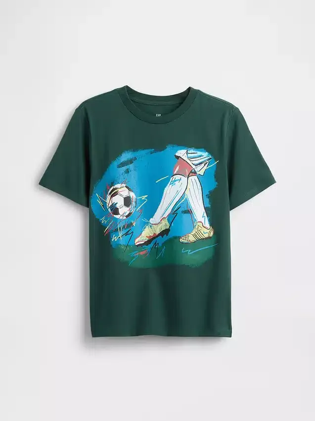 Camiseta infantil con estampado