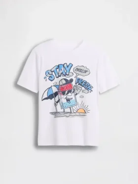 Camiseta infantil con estampado