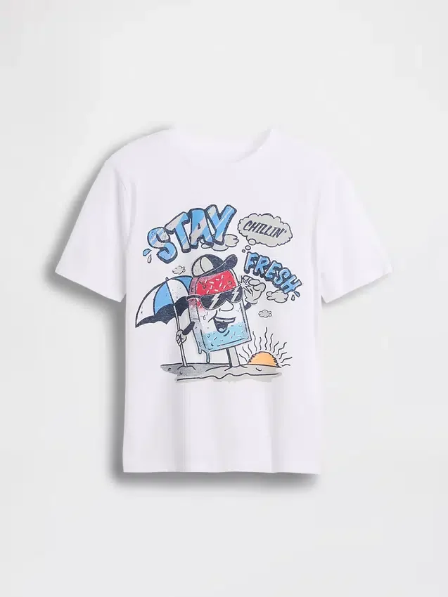 Camiseta infantil con estampado