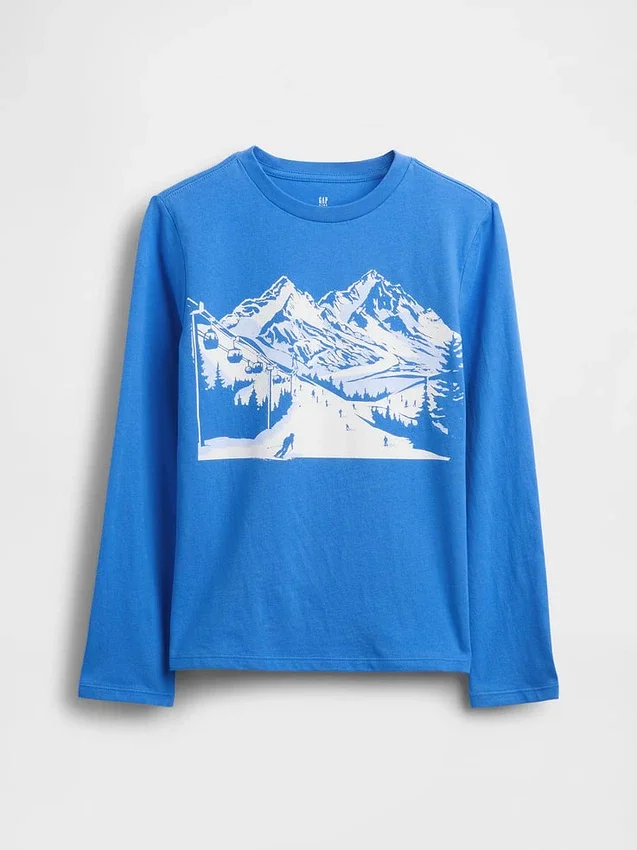 Camiseta infantil con estampado