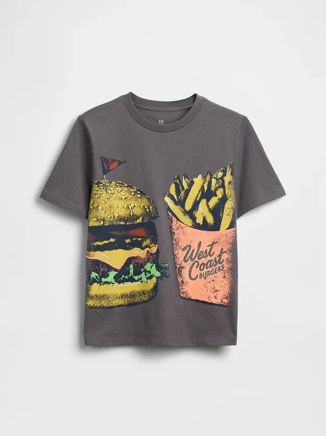 Camiseta infantil con estampado