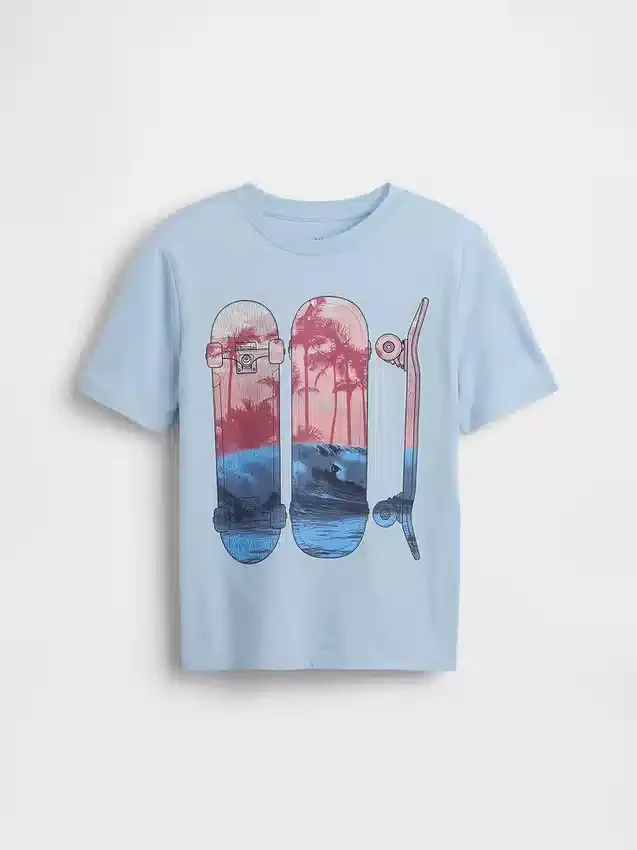 Camiseta infantil con estampado