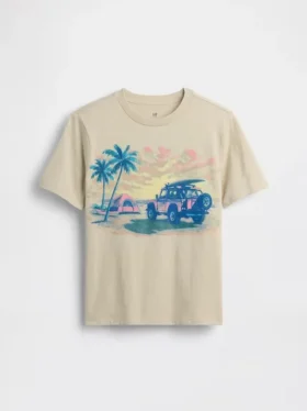 Camiseta infantil con estampado