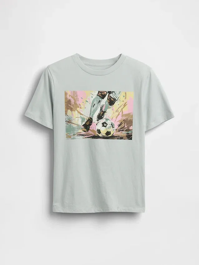 Camiseta infantil con estampado