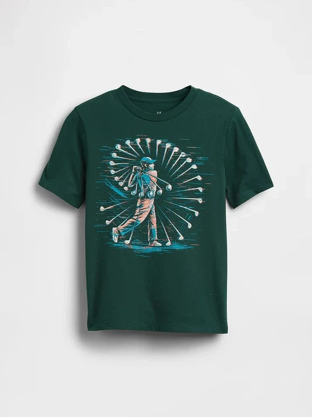 Camiseta infantil con estampado