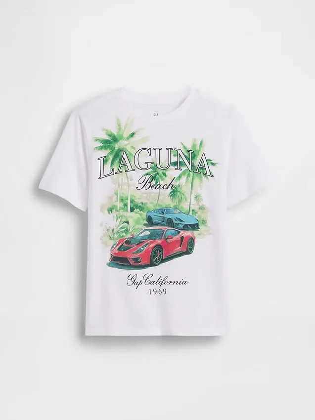 Camiseta infantil con estampado
