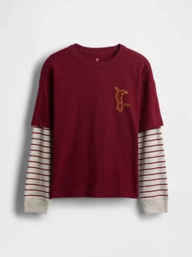 Camiseta infantil con estampado 2 en 1