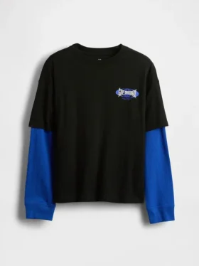 Camiseta infantil con estampado 2 en 1