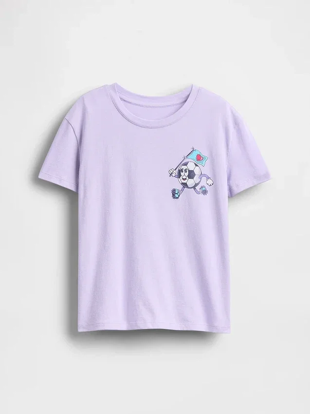 Camiseta infantil con estampado