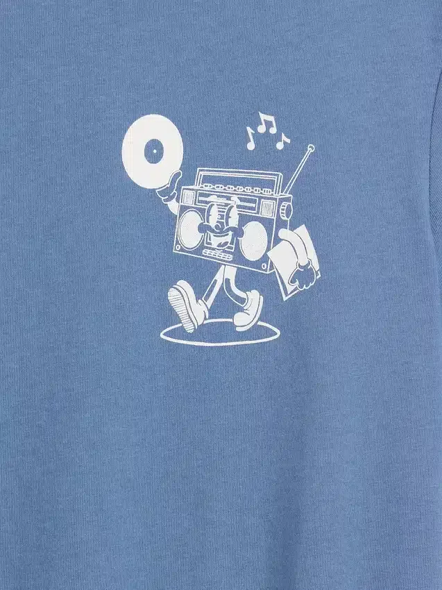 Camiseta infantil con estampado
