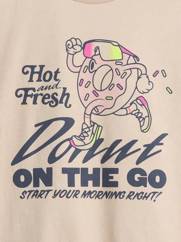 Camiseta infantil con estampado