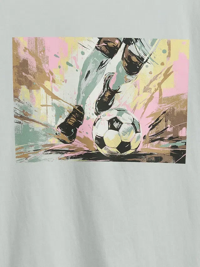 Camiseta infantil con estampado