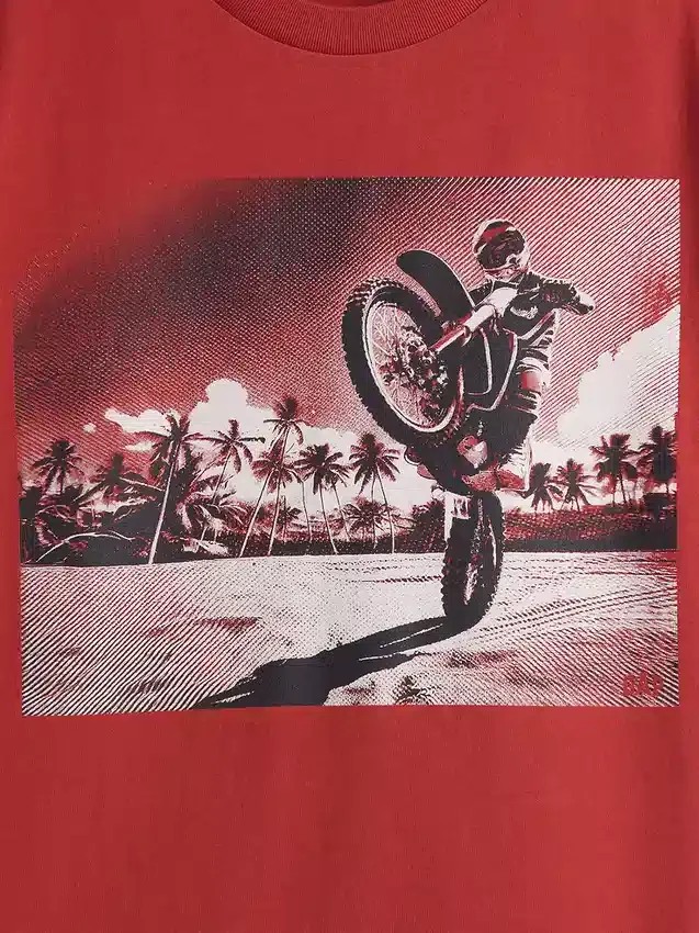 Camiseta infantil con estampado