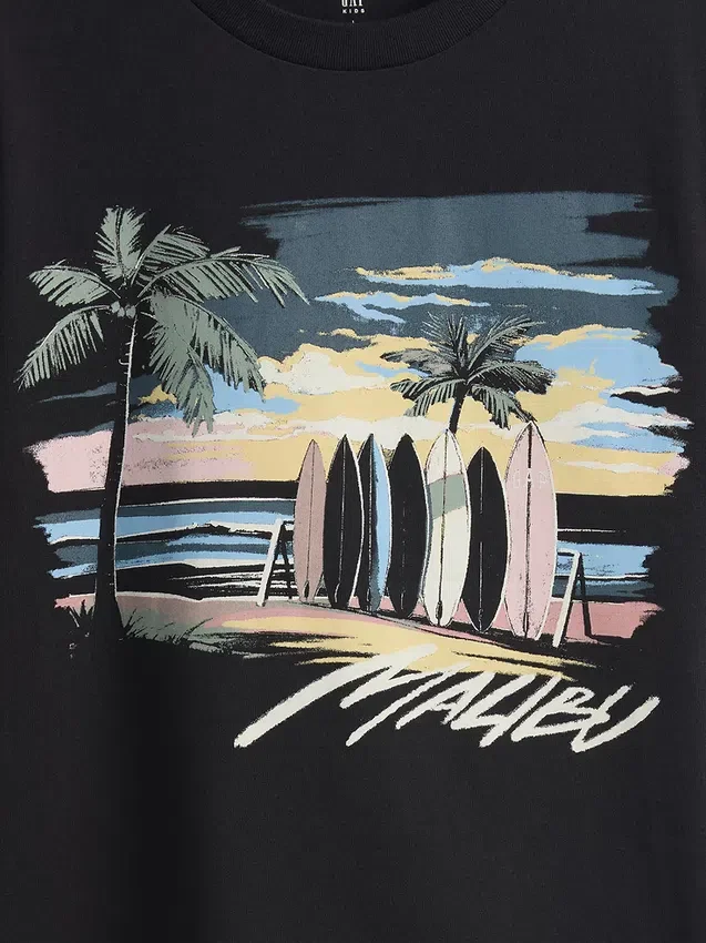 Camiseta infantil con estampado